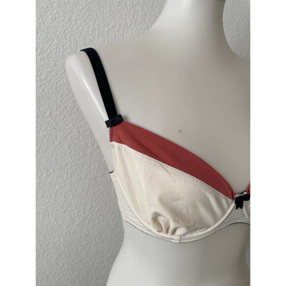 Claudette Bra Women Demi Color Block Sophia Lingerie Intimates - Picture 3 of 11